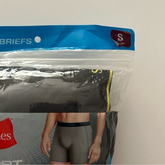 Men’s 4 pack Hanes sport comfort control Boxer Briefs size Small - Picture 3 of 4